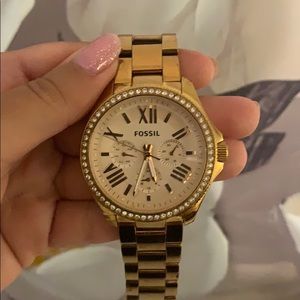 Fossil rose gold women’s watch